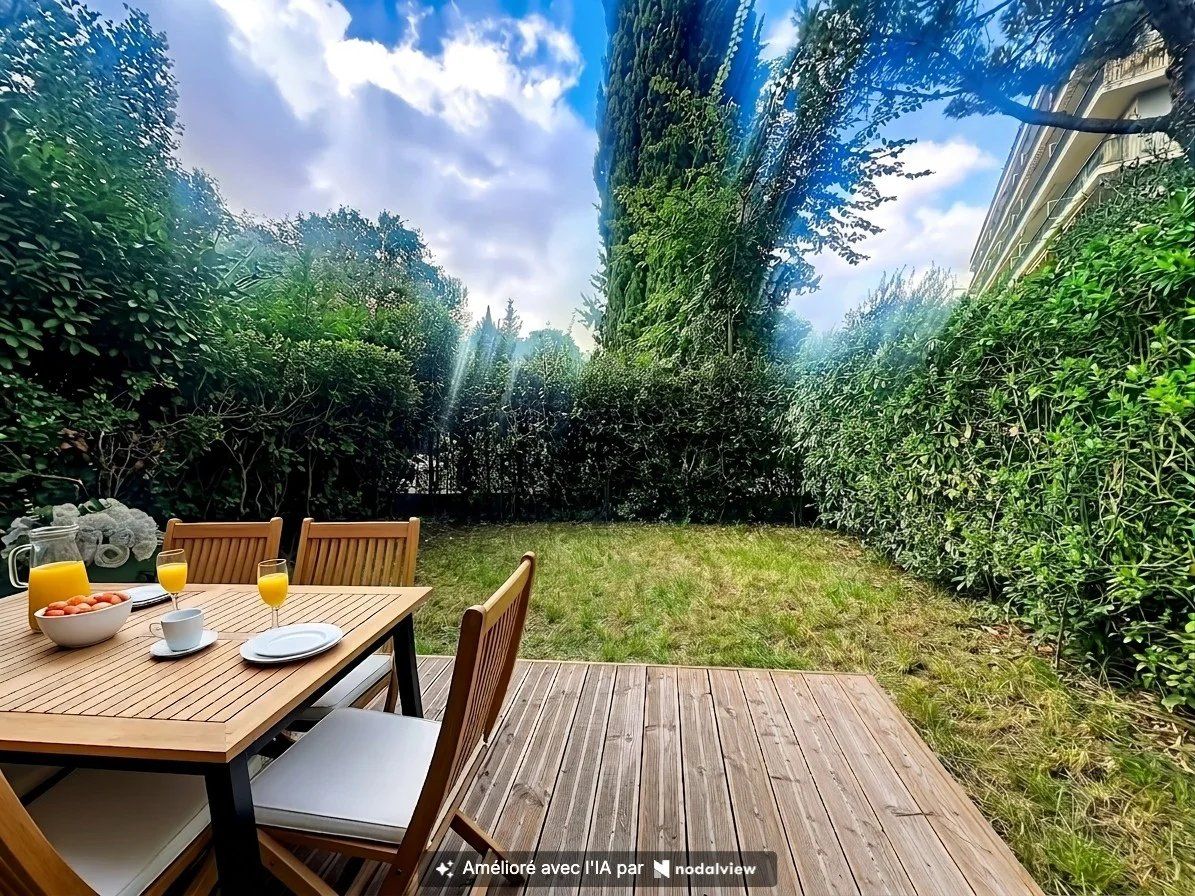 NICE HAUTS CIMIEZ : Magnifique 3 Pièces avec Jardin .